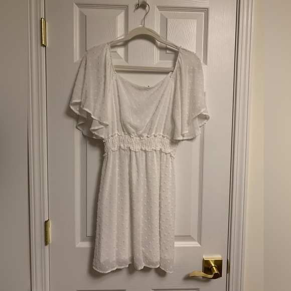 Altar’d State Dotted Swiss White Dress - medium - Picture 4 of 8